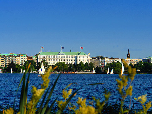 Blick nach Osten von der Außenalster