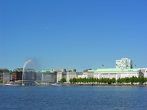 Foto Fontäne auf der Binnenalster