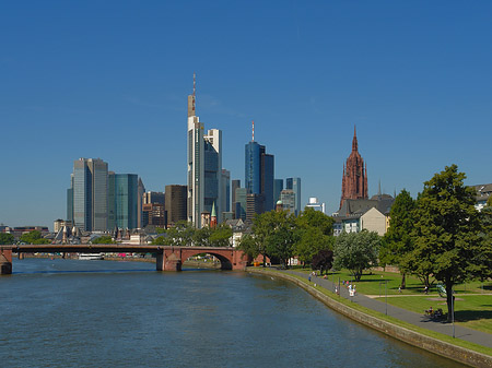 Skyline von Frankfurt Fotos